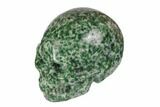 Realistic, Polished Hamine Jasper Skull #116527-1